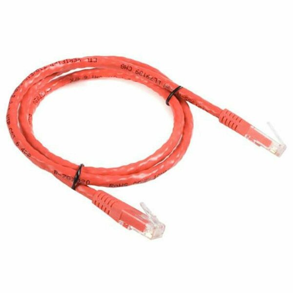 Ezgeneration 3 ft Red Cat 6 Ethernet Patch Cable EZ131431